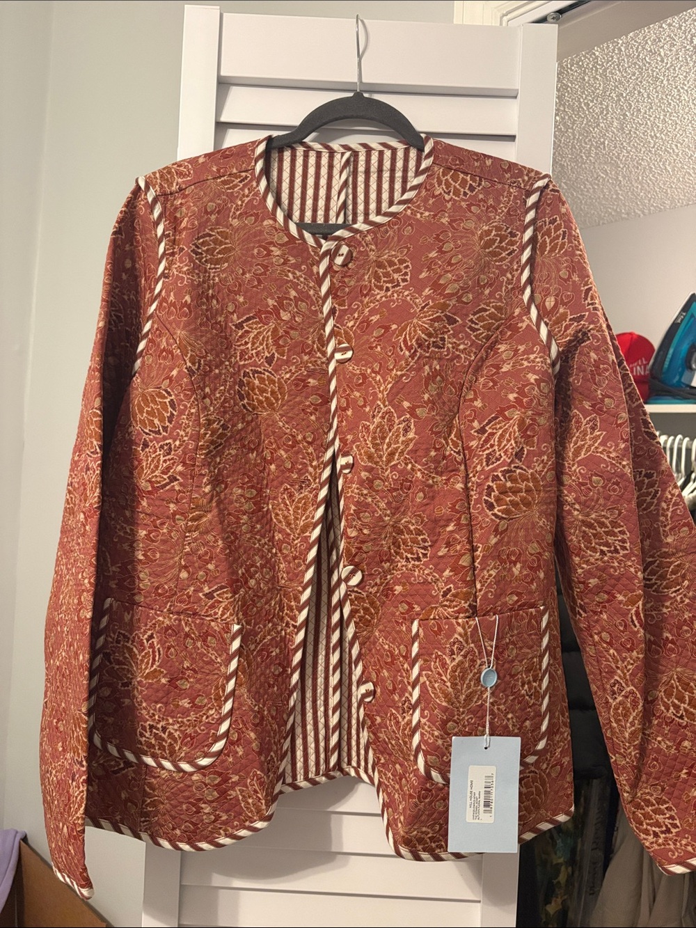 Hill House Home Rowan Jacket Autumn Floral Warm